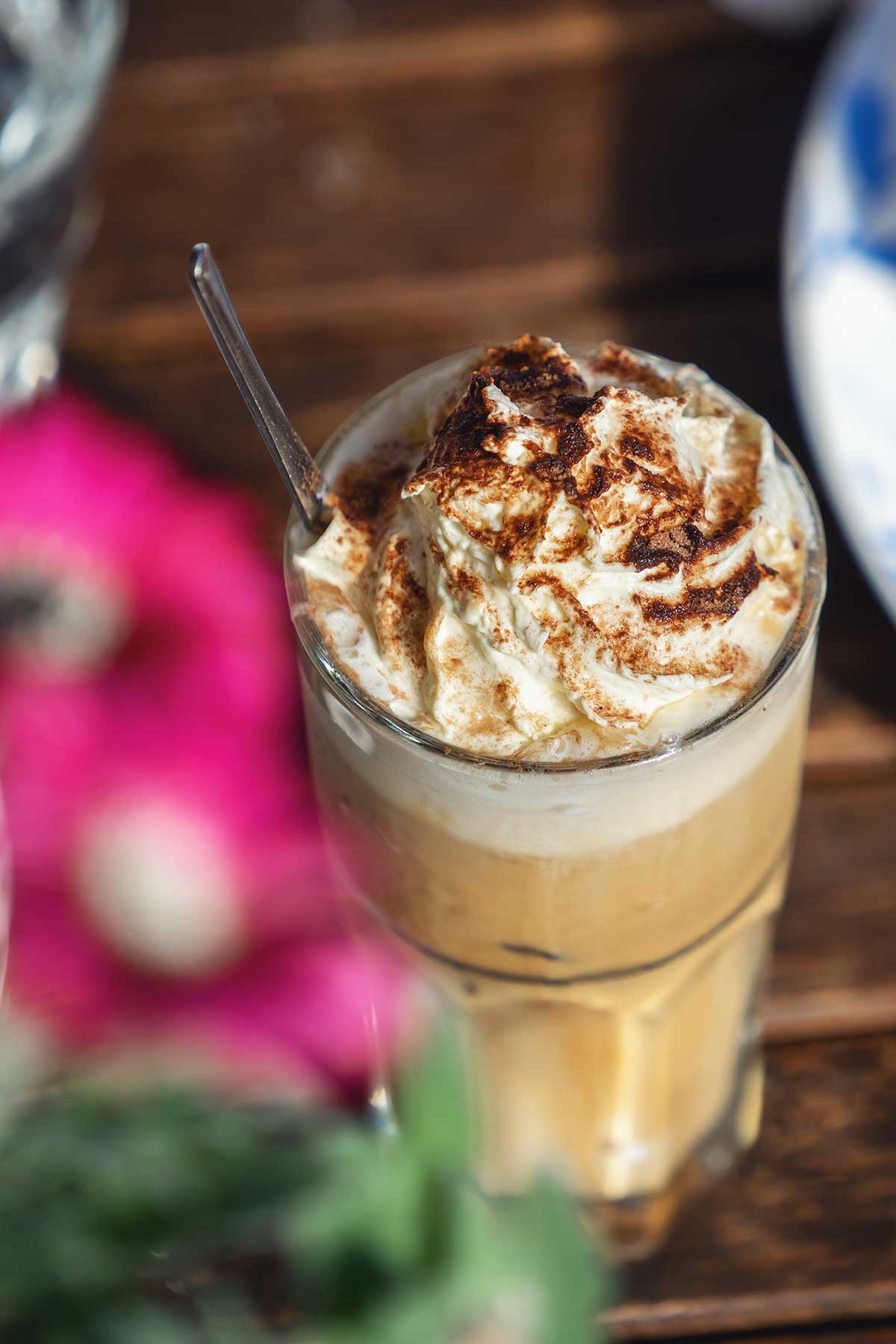 Ice Coffee at Blue Wren Café in Dwellingup