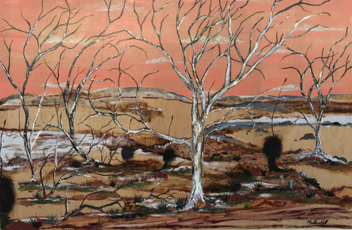 Dwaarlindjirraap Art on Country with Maitland Hill from Kaarak Dreaming in Dwellingup